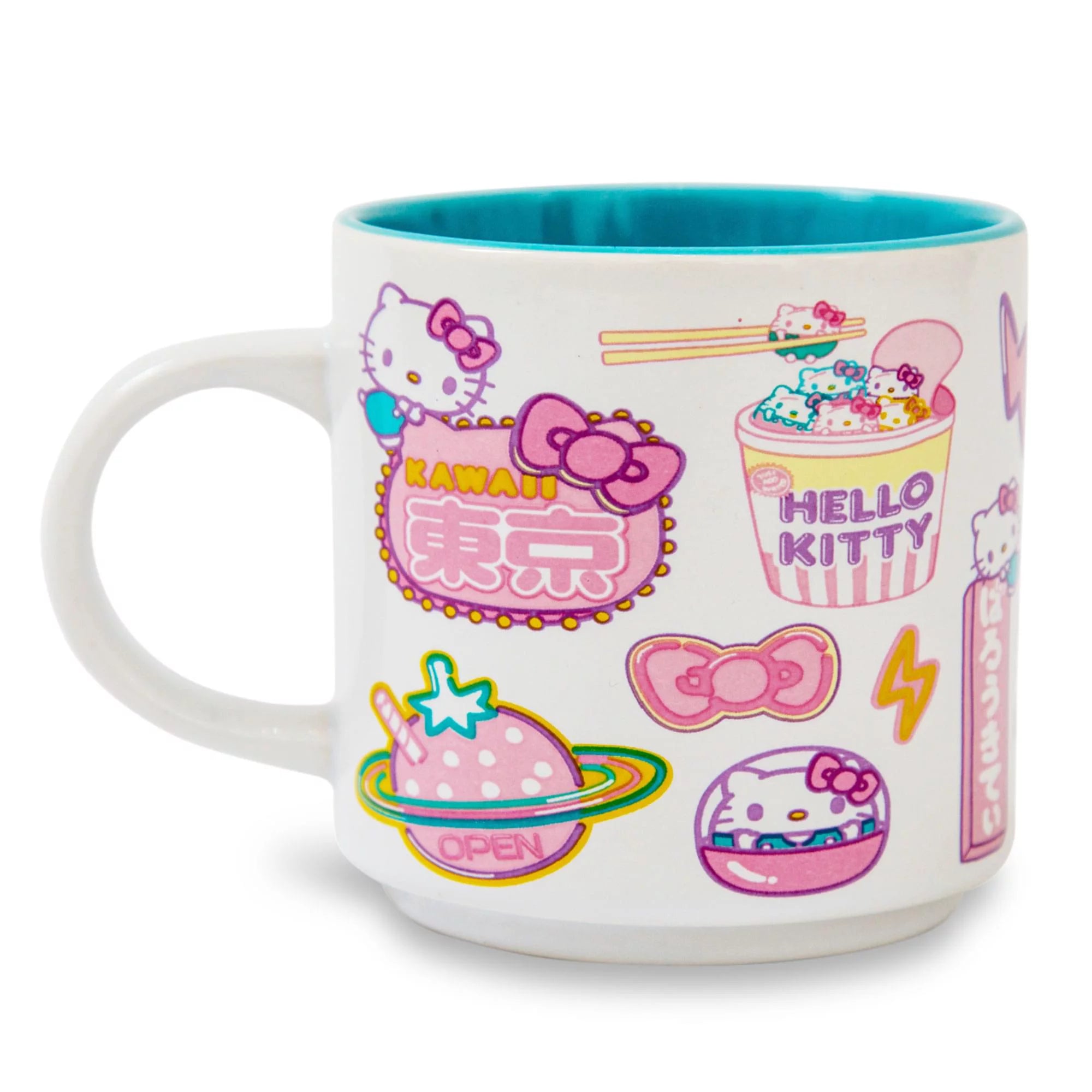 Floral Hello Kitty Glass Cup – Enchenté Designs