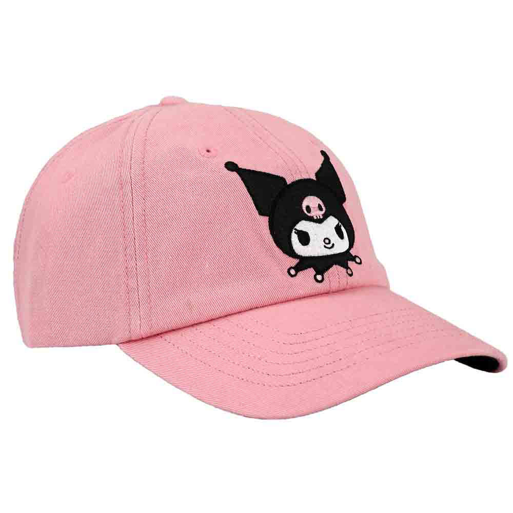 PINK KUROMI EMBROIDERED HAT