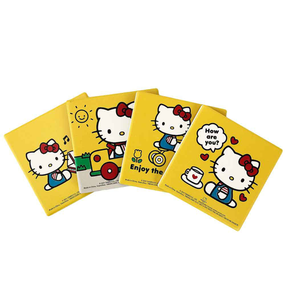 Hello Kitty and Friends Character Set of 4 Coasters