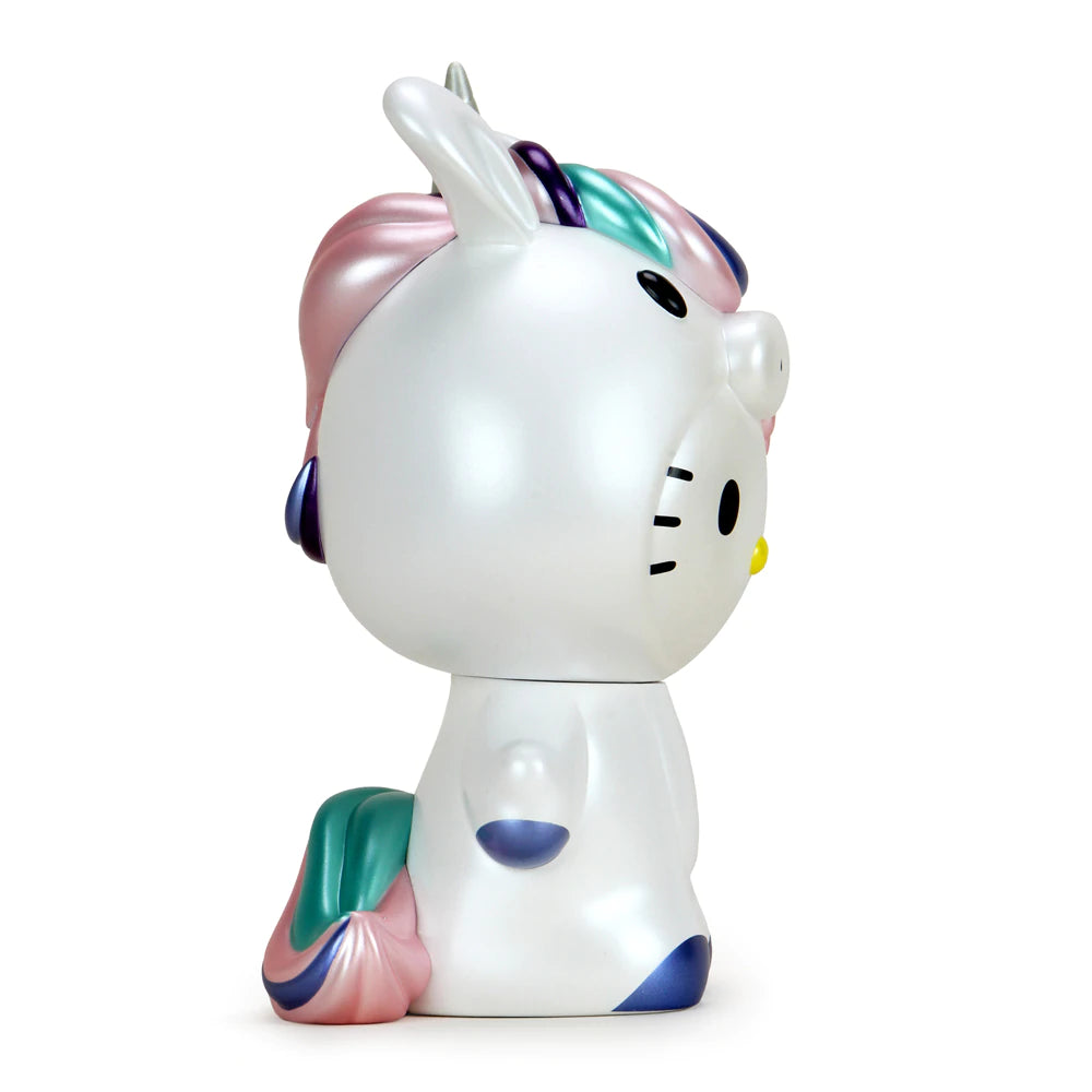 KIDROBOT X HELLO KITTY UNICORN 8" VINYL ART FIGURE-PASTEL PEARL EDITION