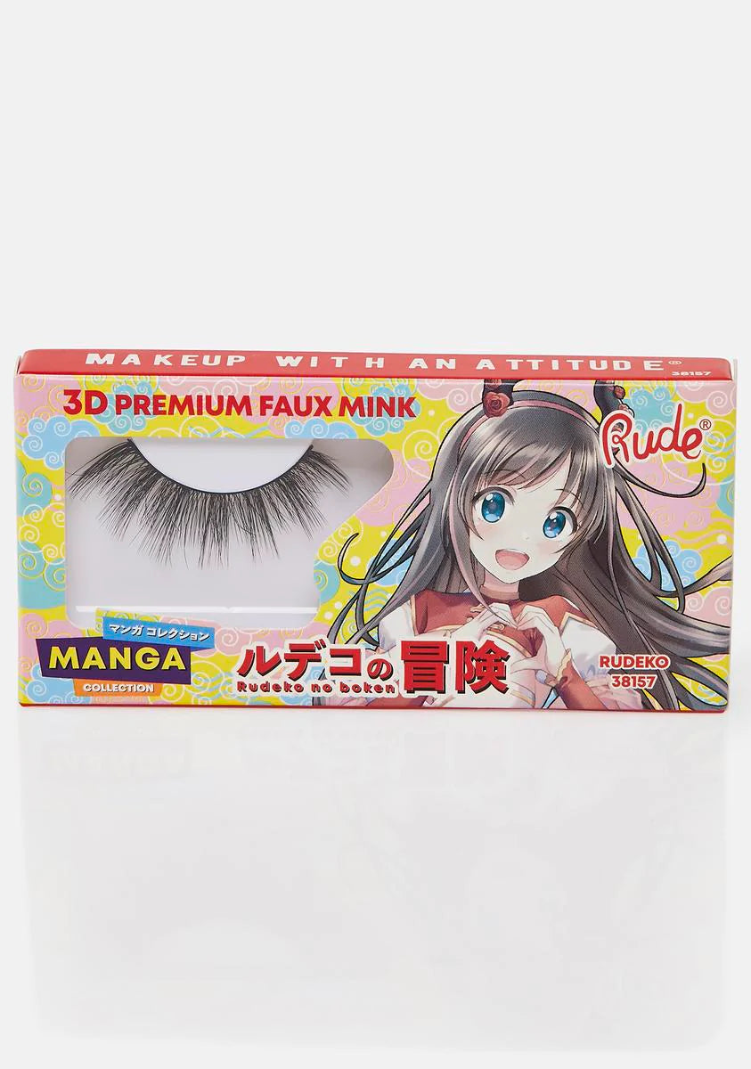 MANGA COLLECTION FAUX MINK LASHES - RUDEKO